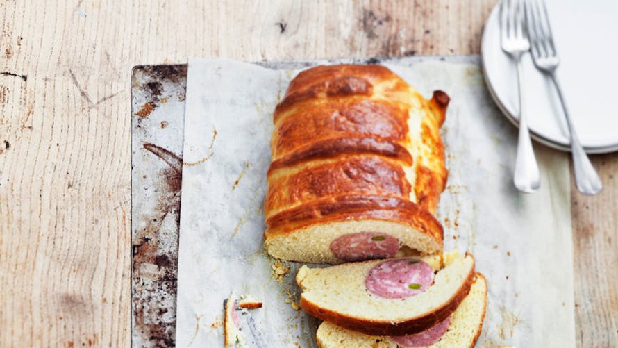 Saucisson brioché : recette avec du cervelas