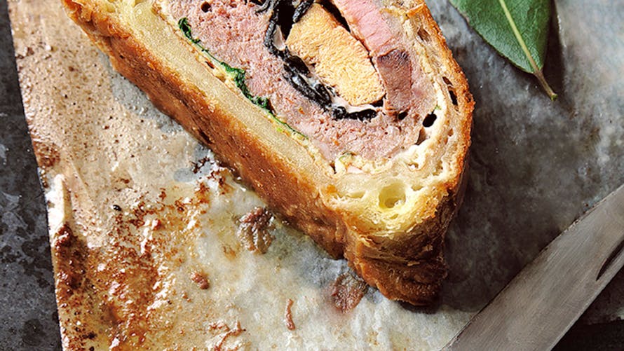 Pâté en croûte aux morilles