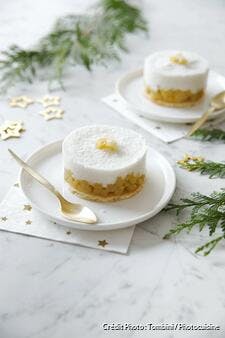 Entremets ananas-coco