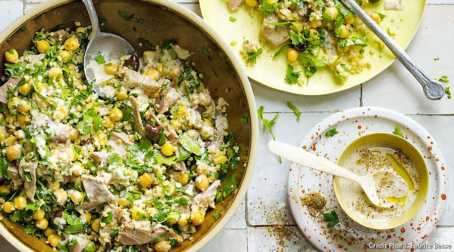 Salade orientale aux pois chiches