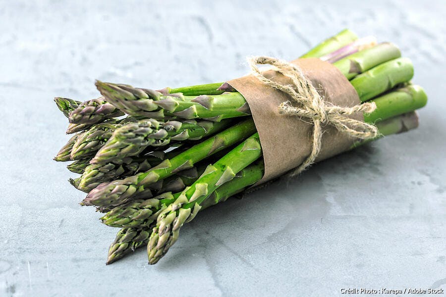 Botte d'asperges vertes